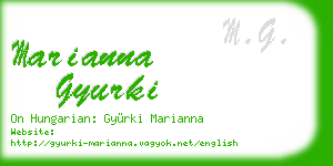 marianna gyurki business card